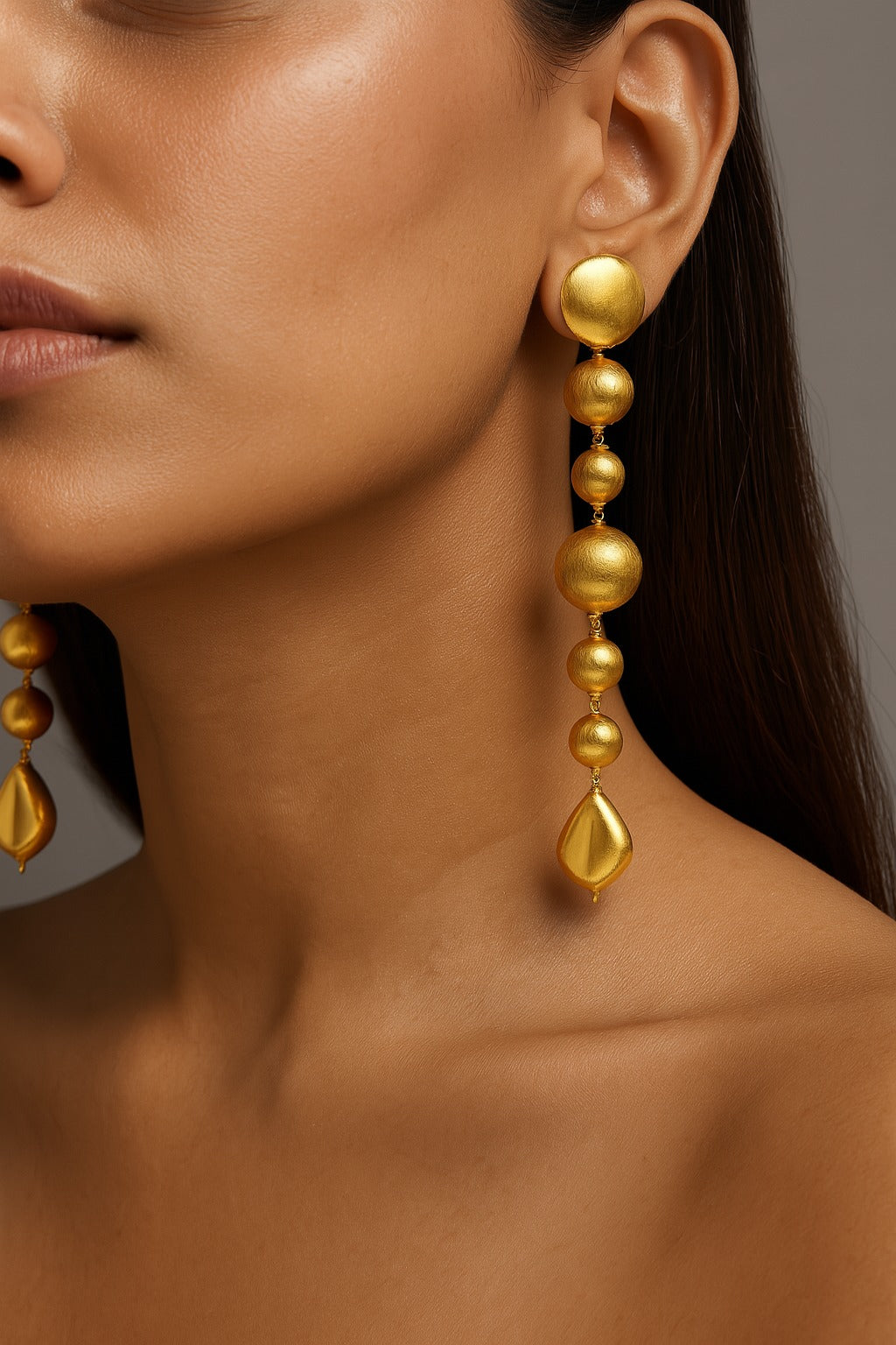 Golden Aurora Drop Earrings