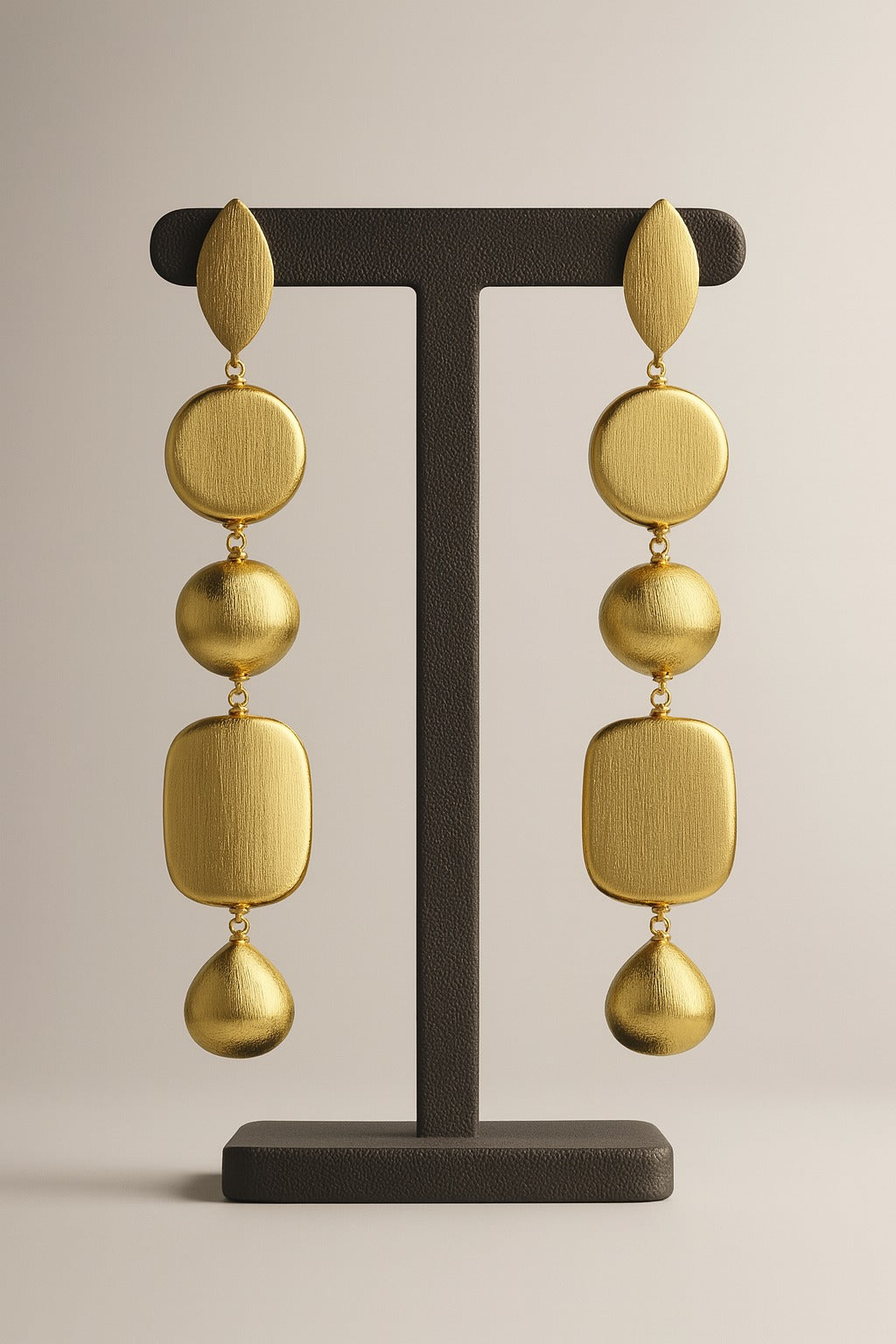 Golden Sonata Drop Earrings