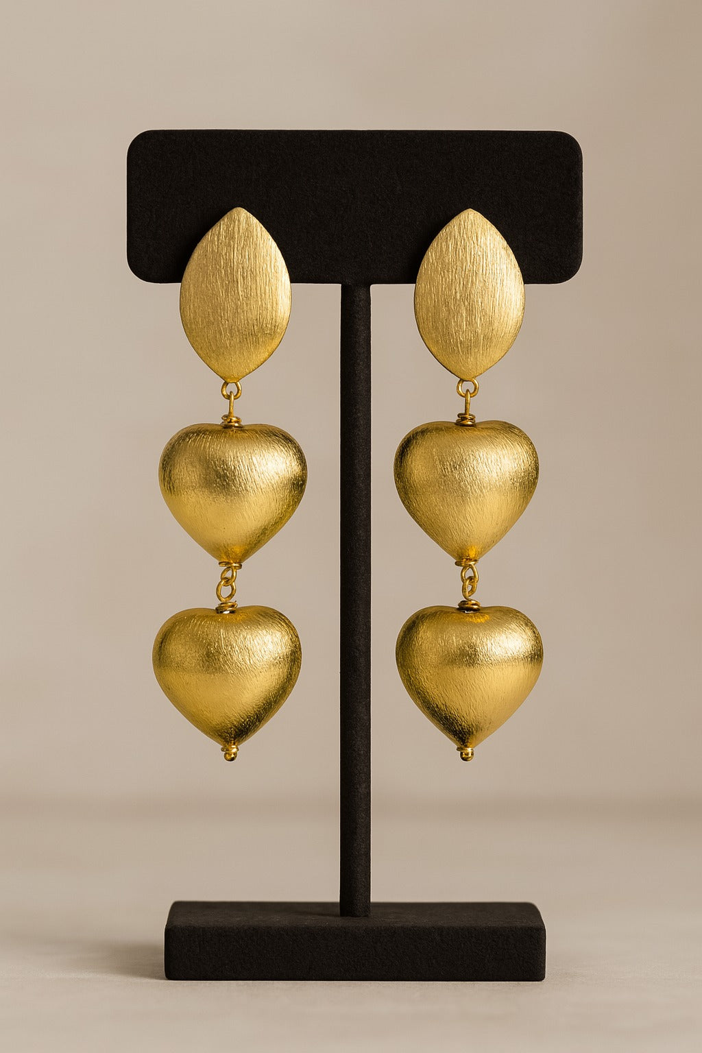 Golden Amora Drop Earrings