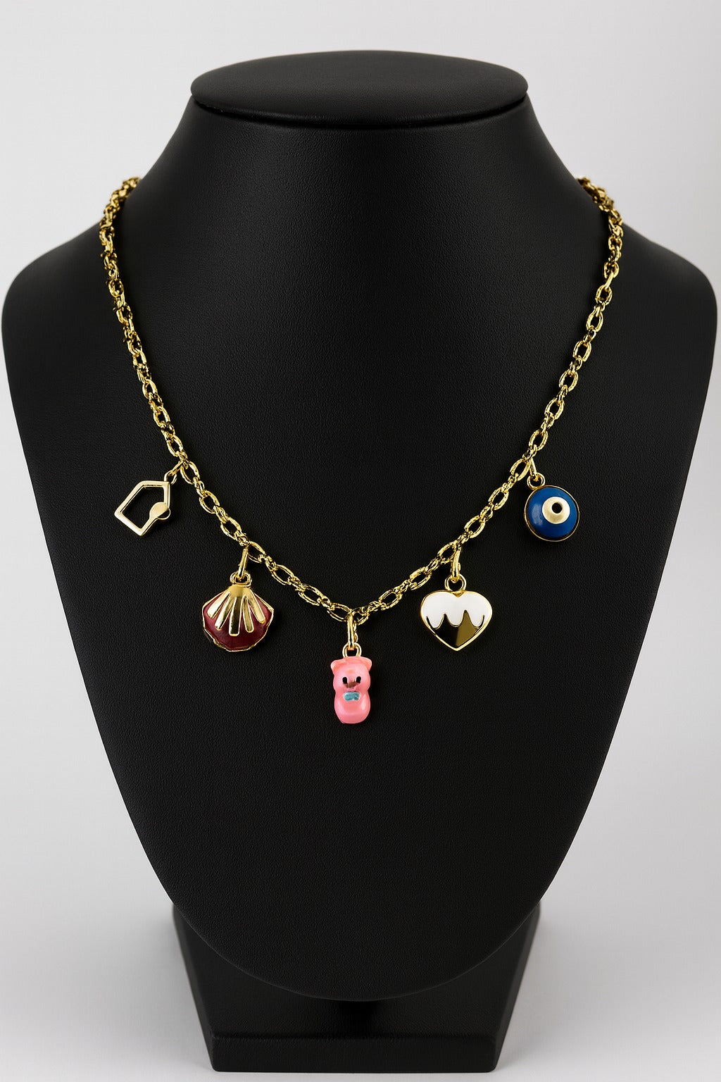Golden Wanderlust Charm Necklace