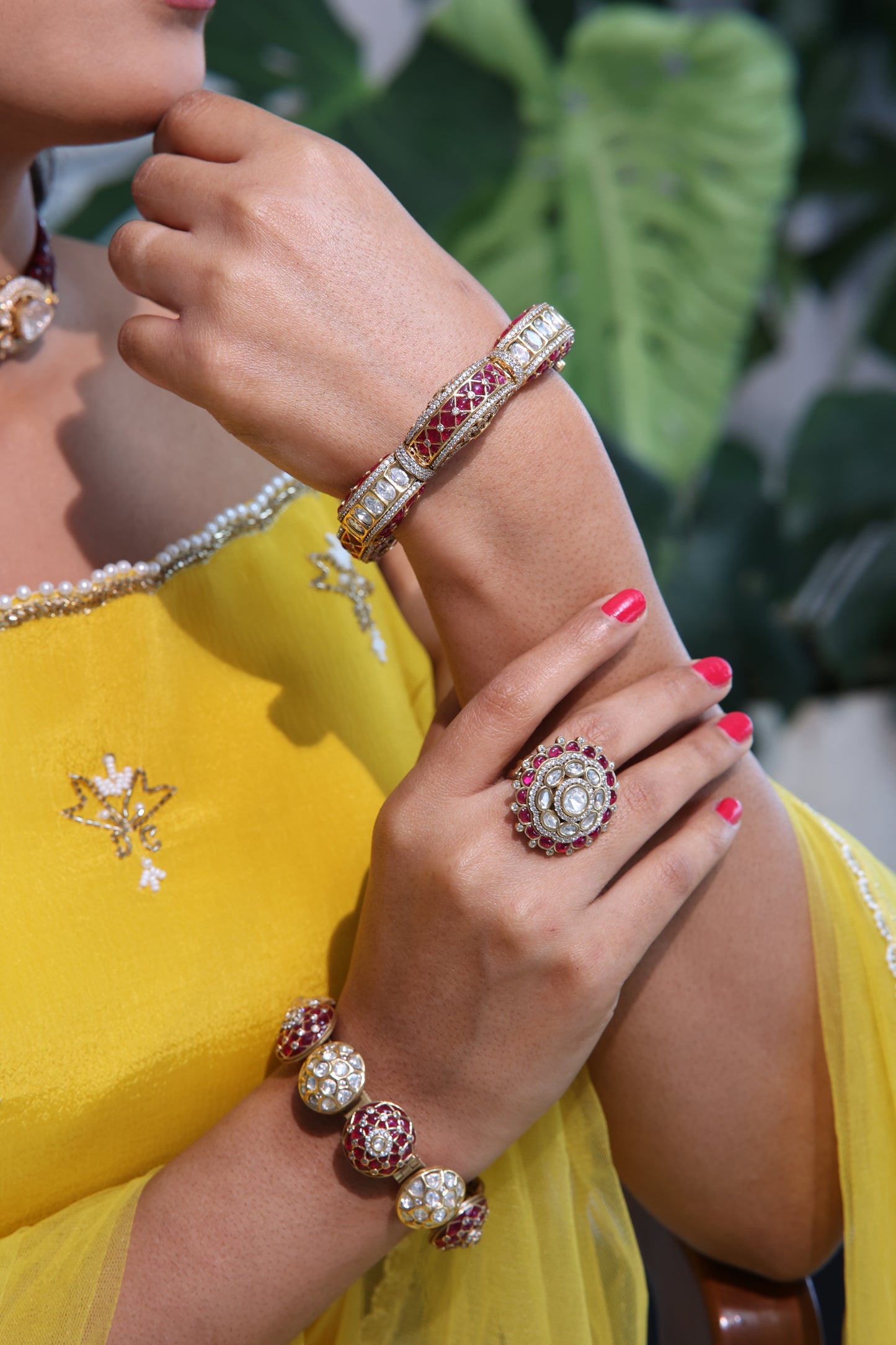 Ruby Orchid Radiance Ensemble Set