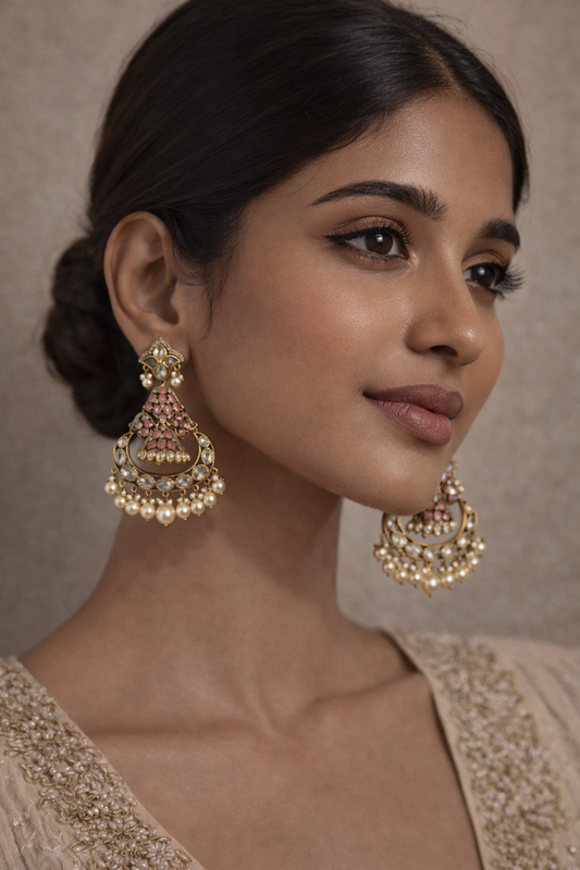 Barfi Noor Chandbali Earrings