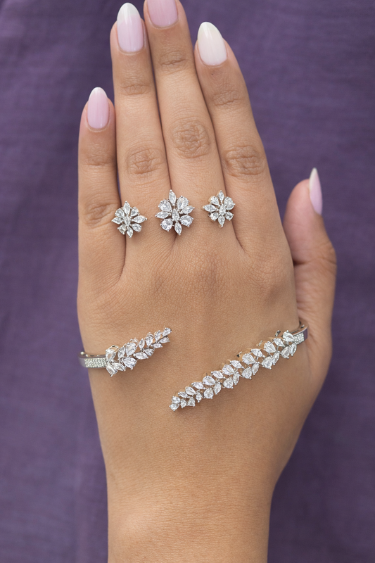 Kavya Astra Palm Cuff Ring