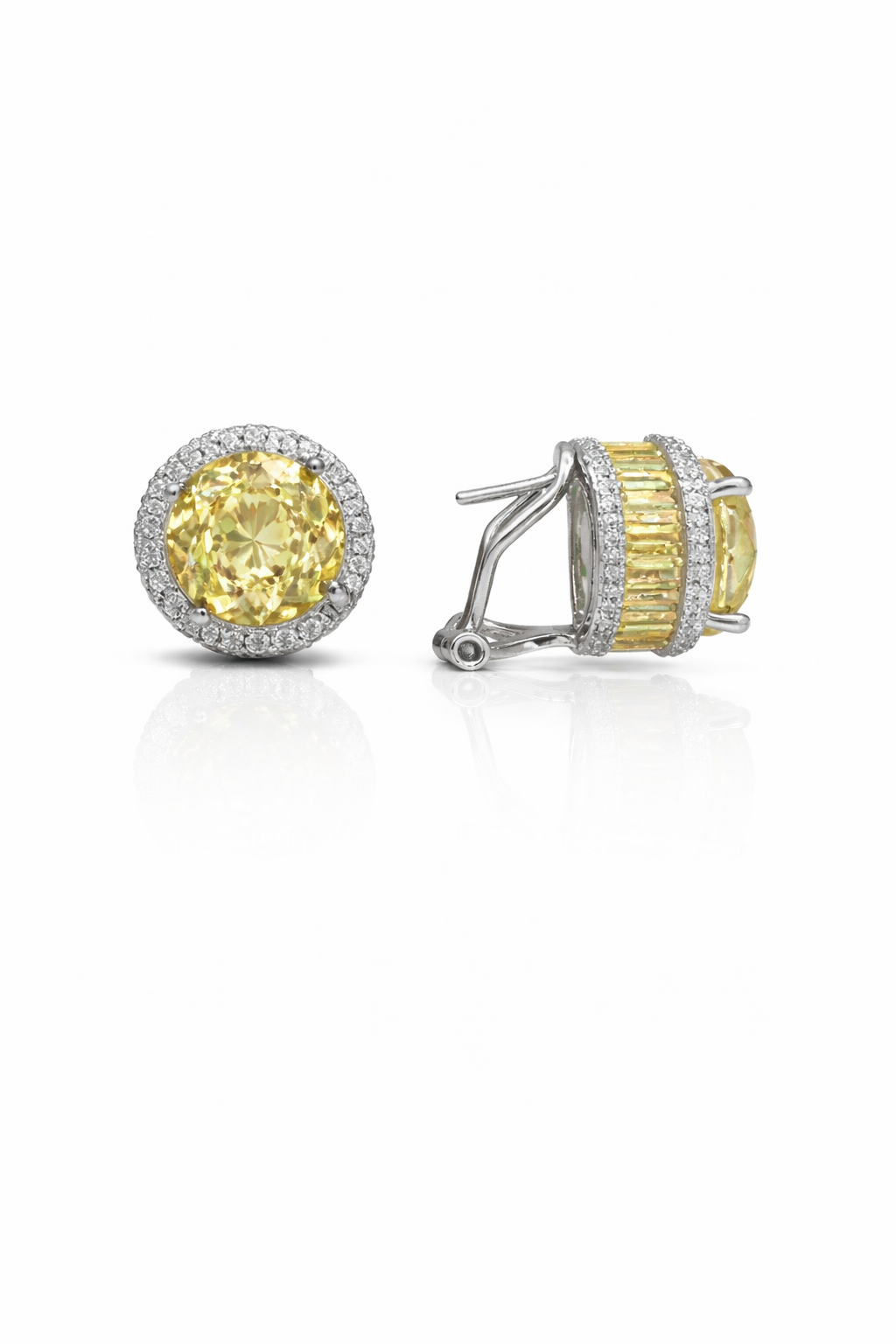Elara Prism Halo Studs