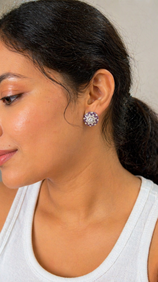 Alara Halo Bloom Studs