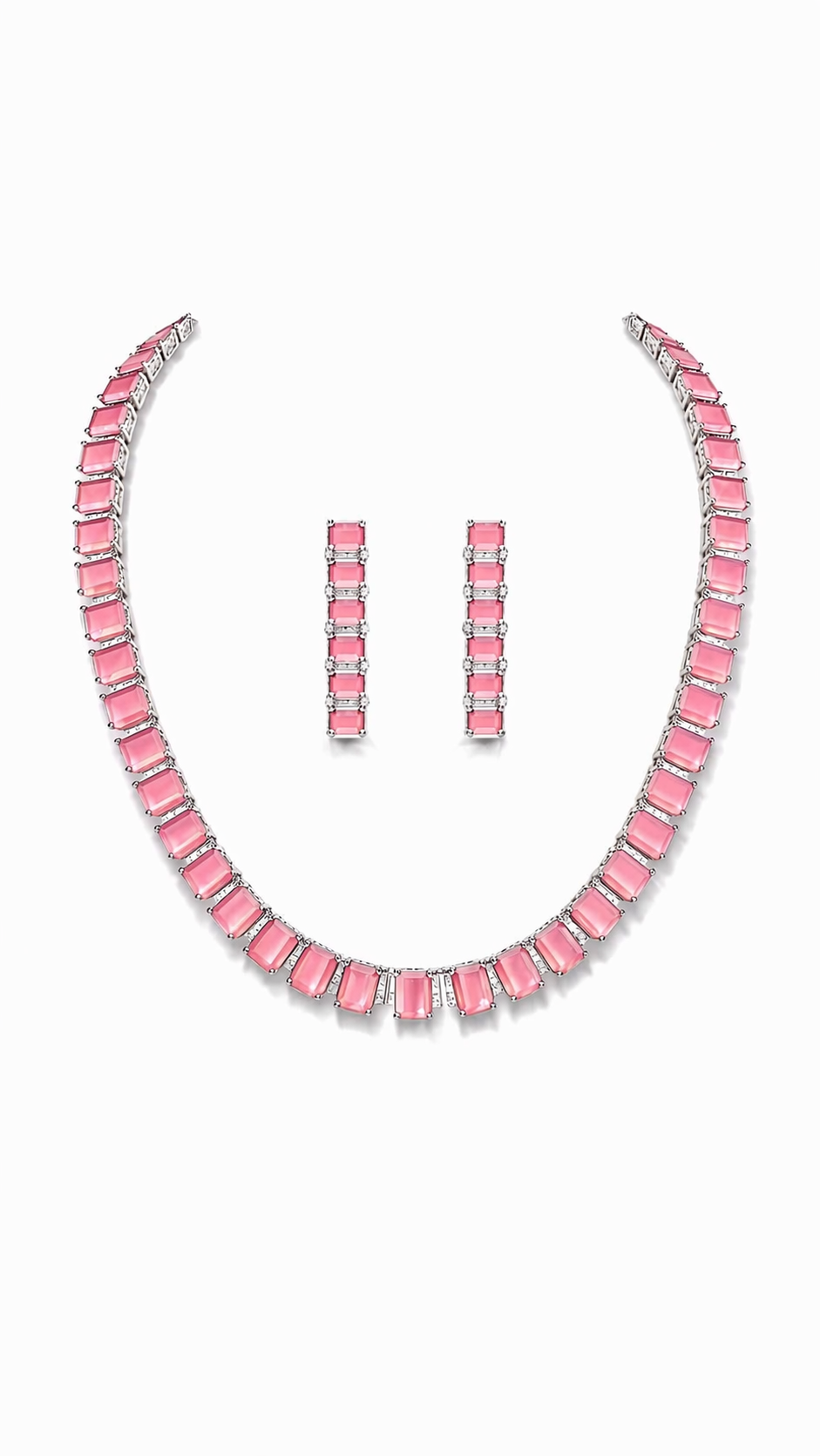 Elara Prism Tennis Necklace Set