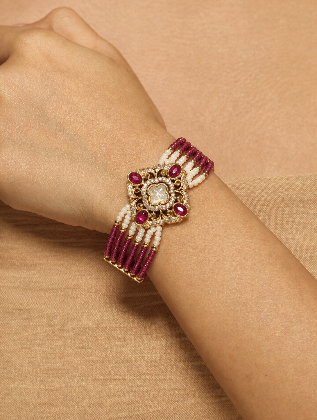 Crimson Heirloom Bracelet
