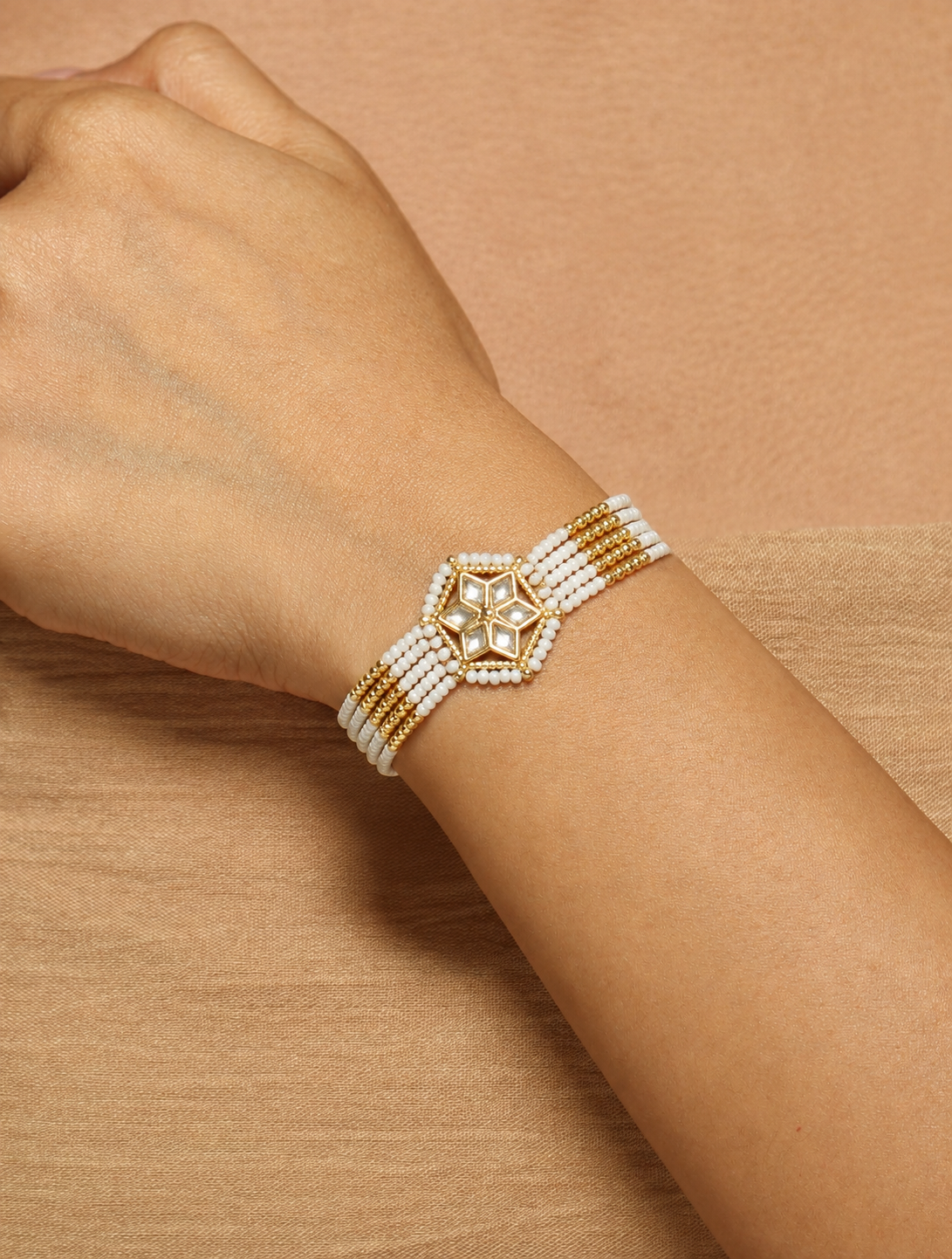 Ivory Mosaic Bracelet