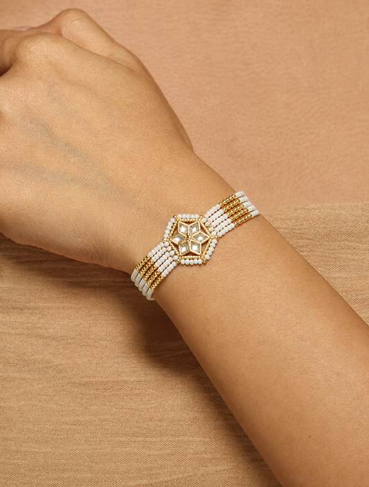 Ivory Mosaic Bracelet