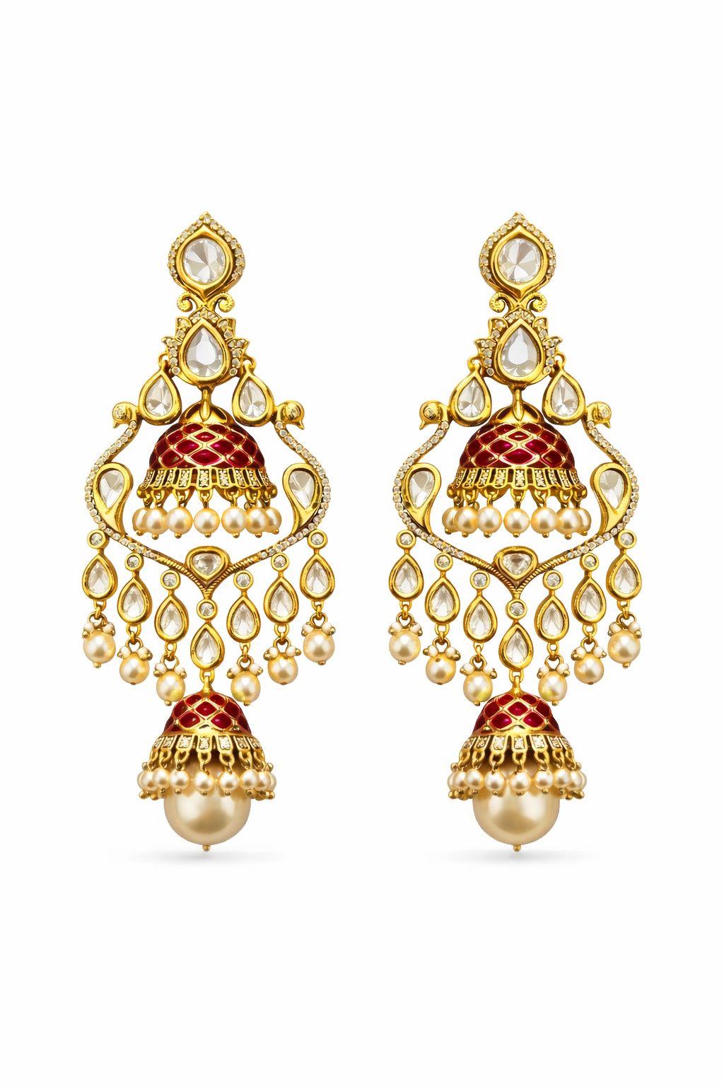 Zoya Noor Long Jhumka Earrings