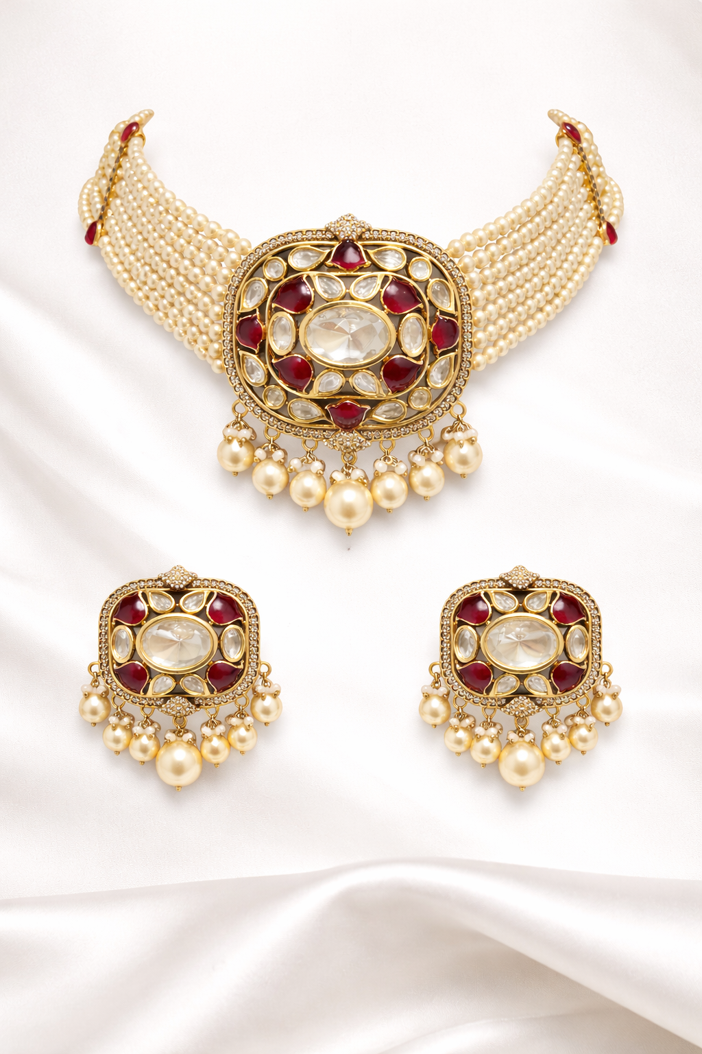 Mastani Royal Polki Choker Set