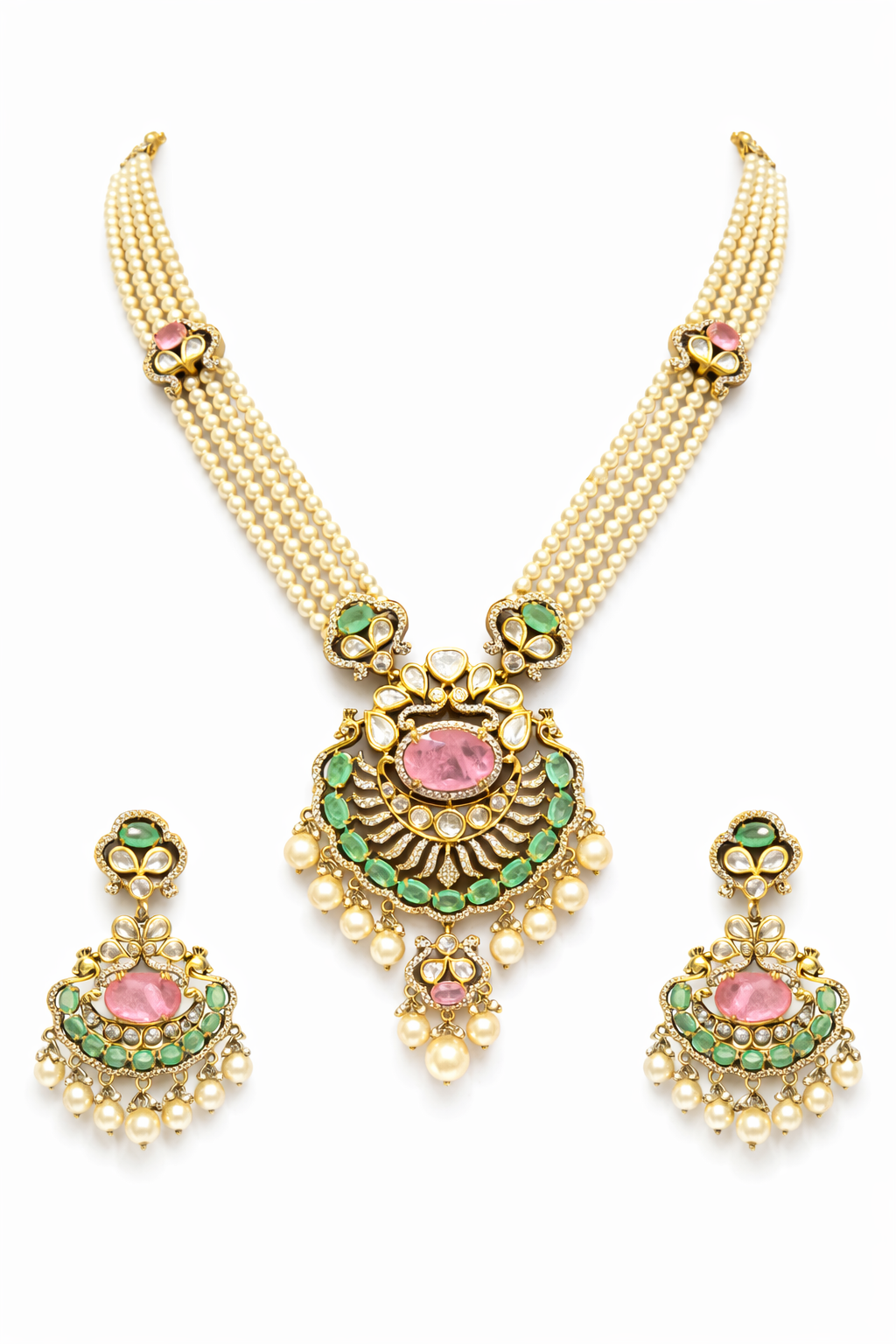 Verona Noor Pearl Necklace Set