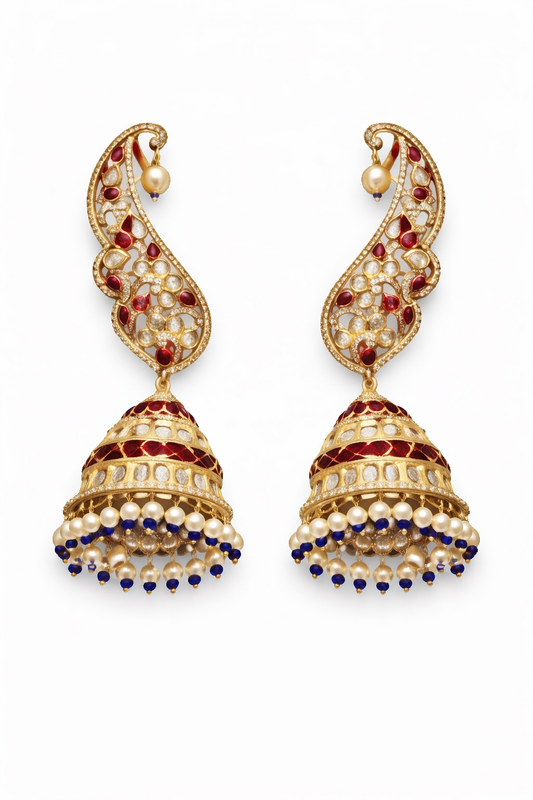 Vamika Mayura Ear Cuff Jhumka