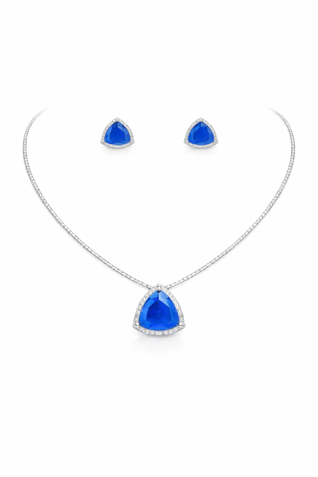 Elara Tria Gem Necklace Set
