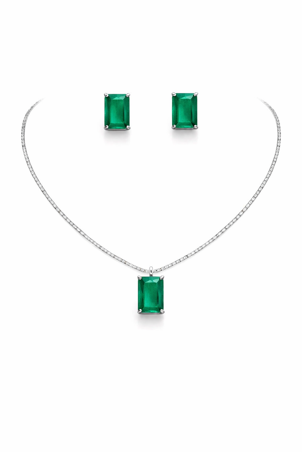 Saira Crystal Edge Set