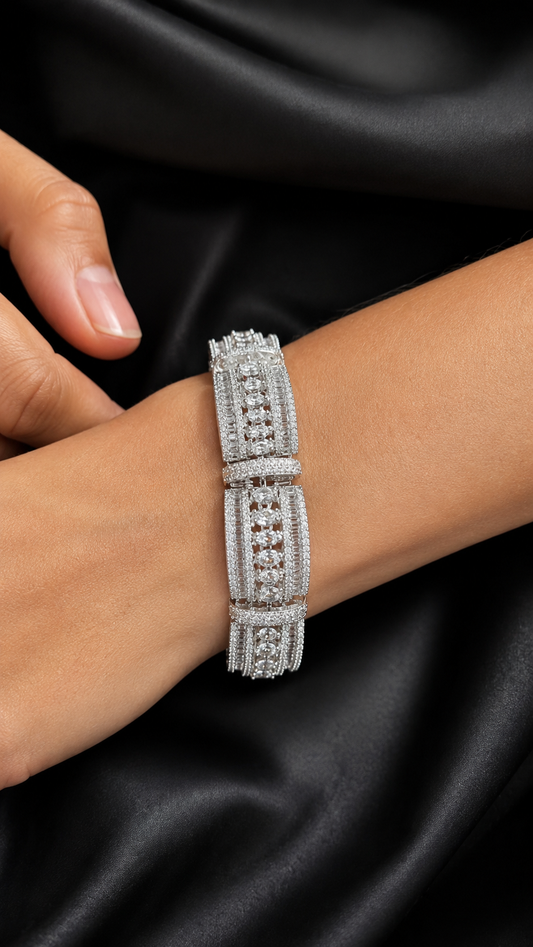 Imperial Crystal Weave Luxe Bracelet
