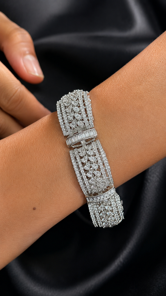 Celestia Diamond Luxe Statement Bracelet