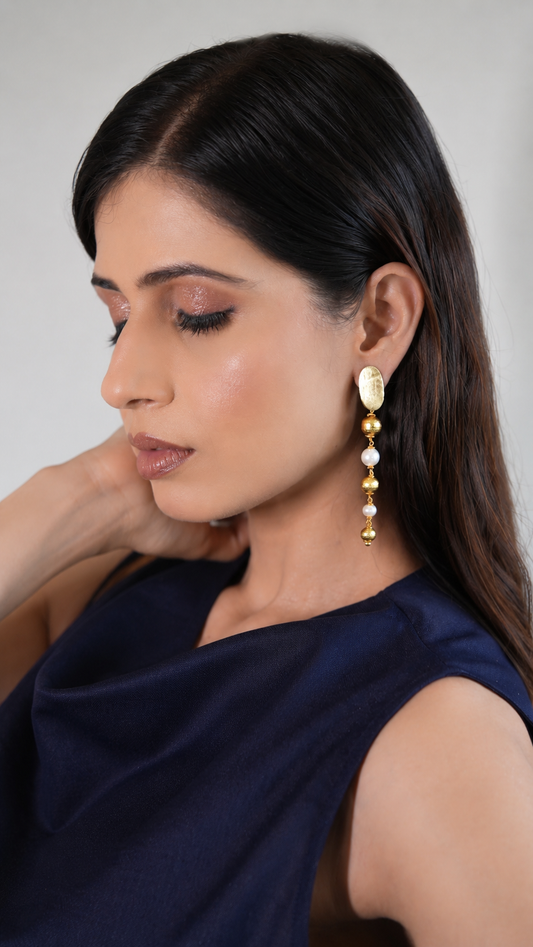 Aurelia Pearl Cascade Earrings