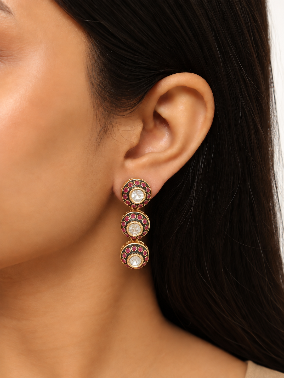 Ruhani Ruby Kundan Choker Set