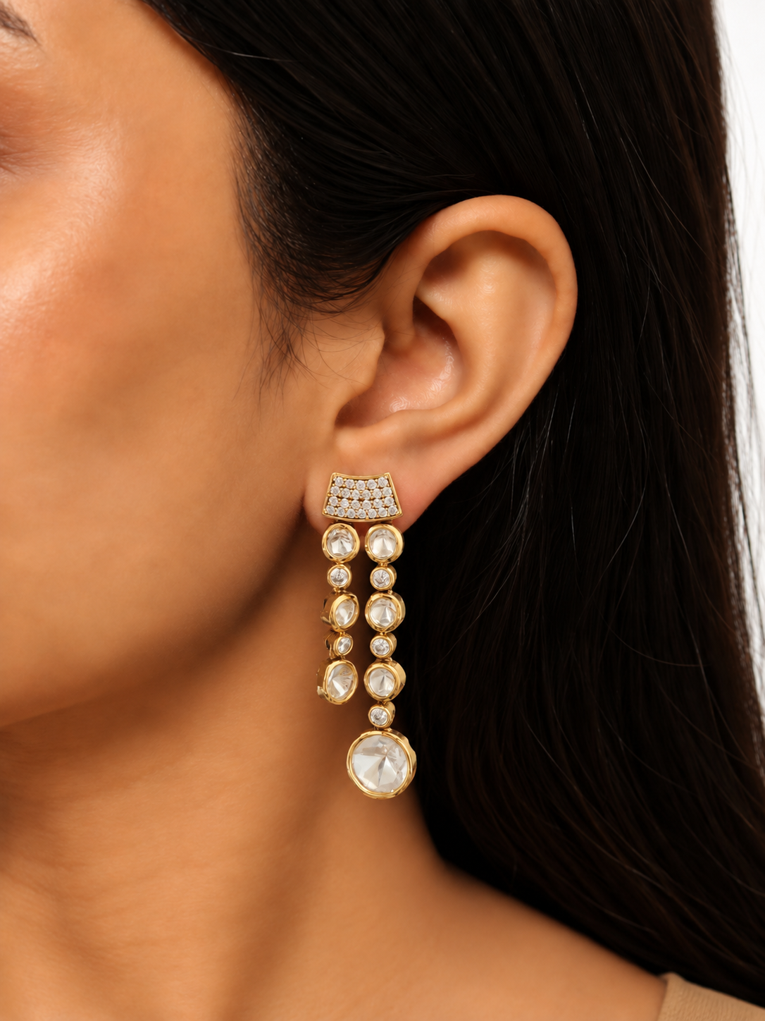 Aveline Celestial Polki Layered Set