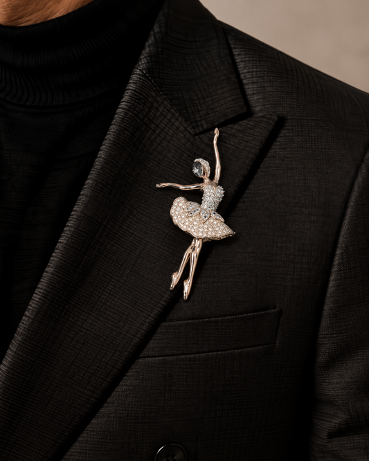 Étoile Ballerina Crystal Brooch
