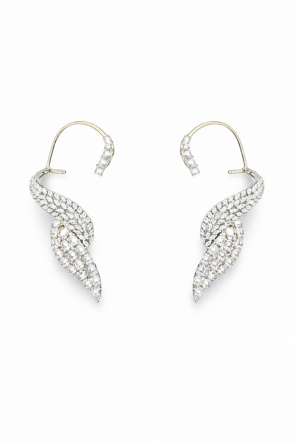 Arunya Fireleaf Diamond Ear Cuff