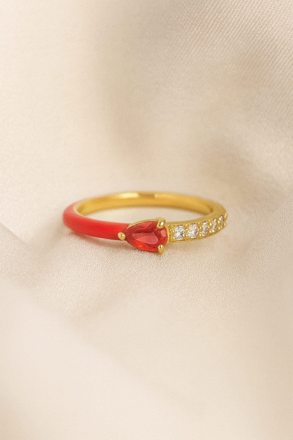 Berry Luxe Wrap Ring