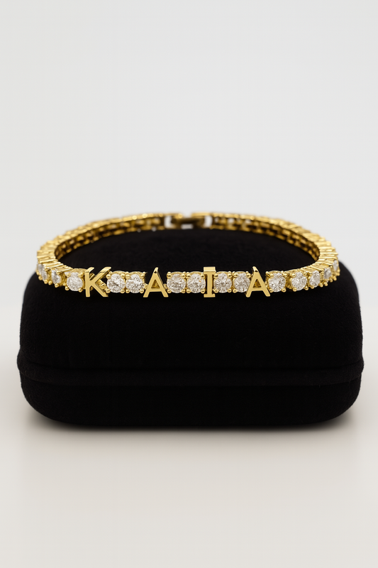 Personalized Luxe Tennis Bracelet