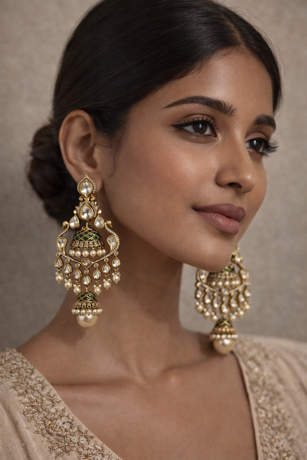 Zoya Noor Long Jhumka Earrings