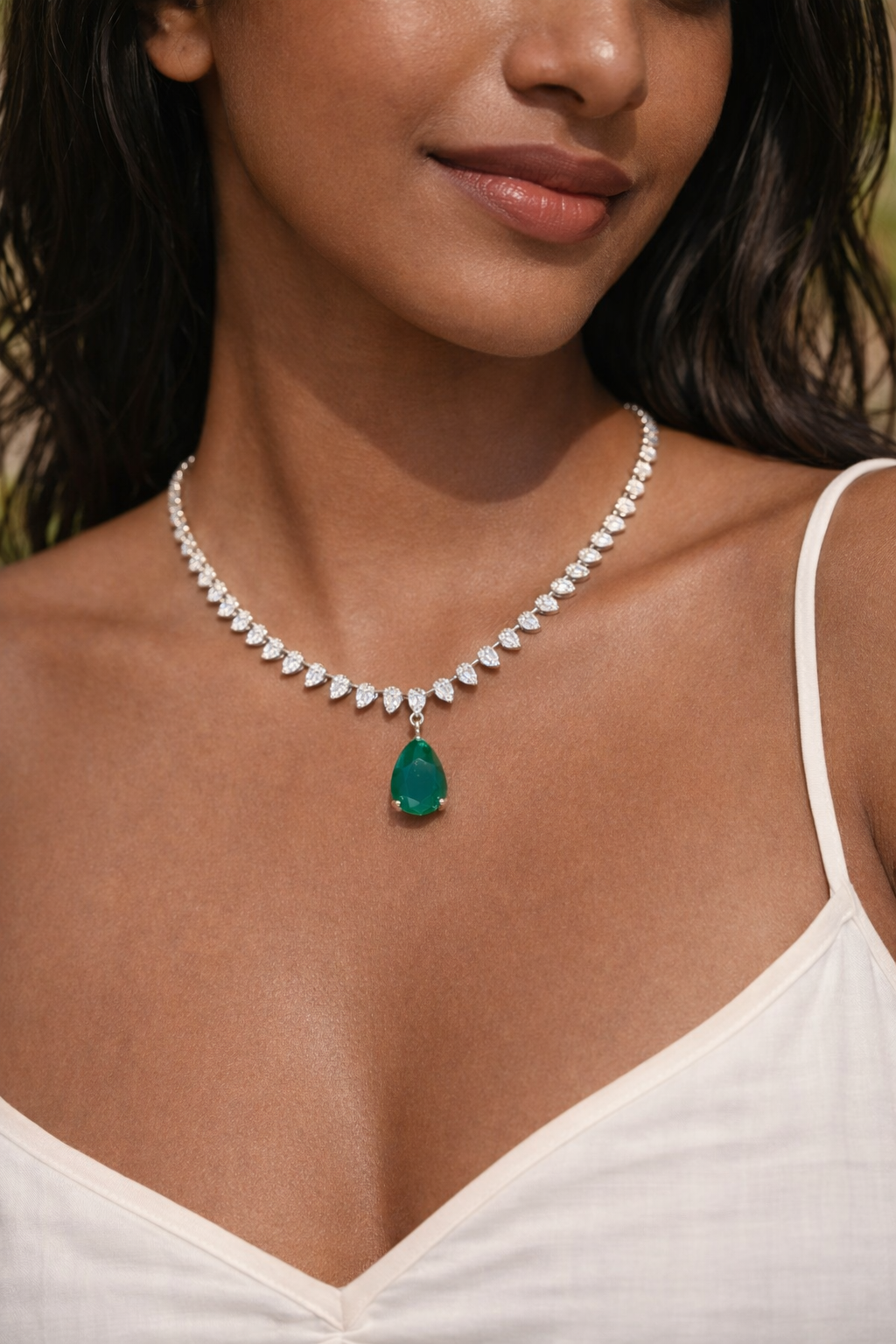 Vyra Teardrop Luxe Necklace