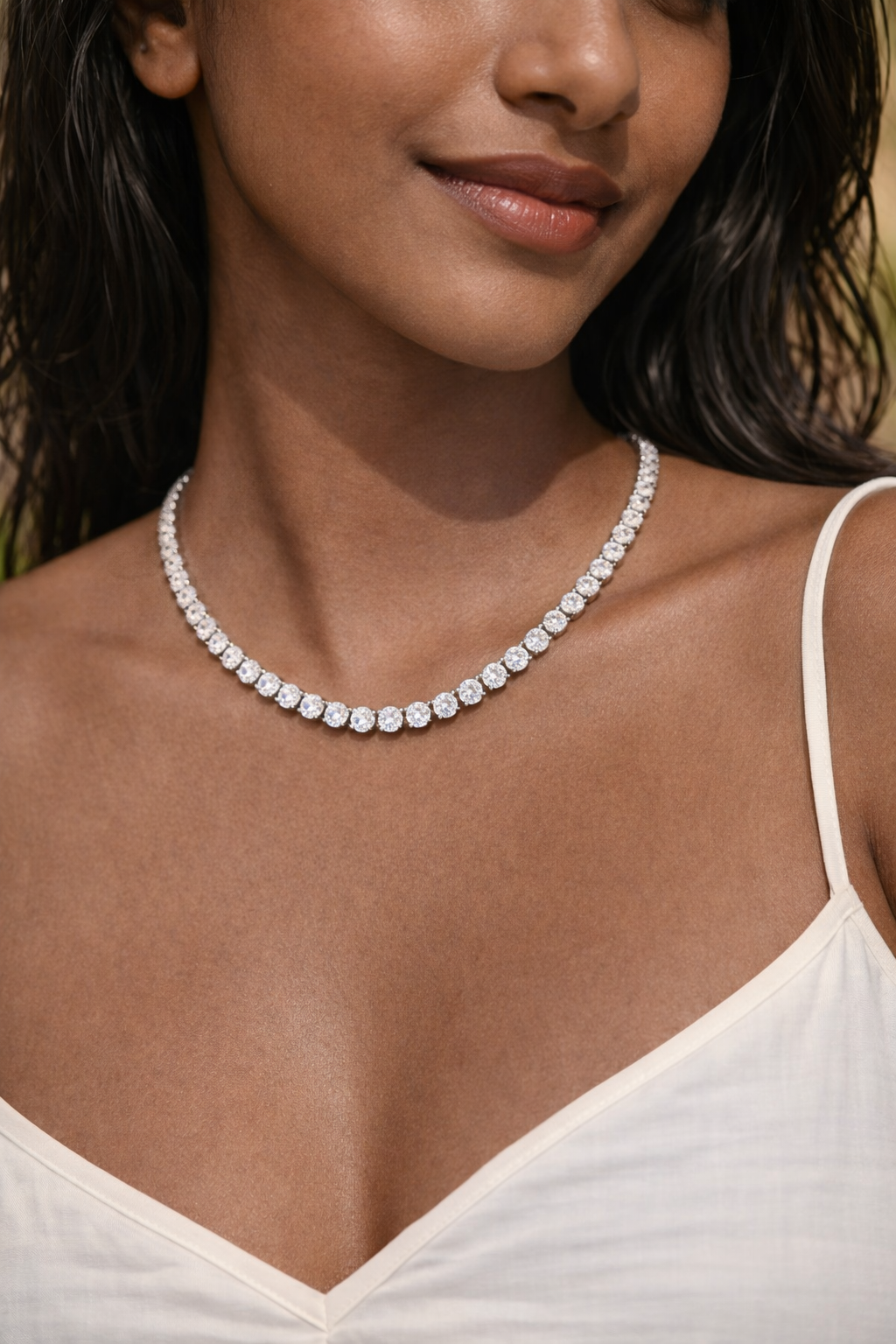 Diana Classic Tennis Necklace