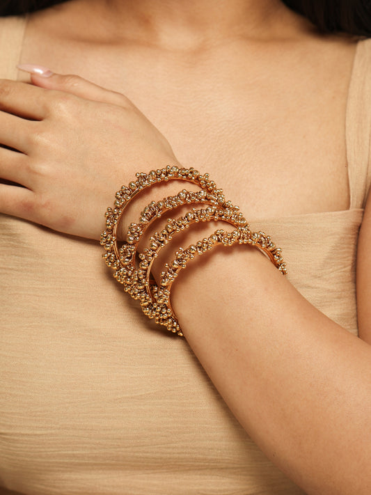 Royal Beaded Kada Stack
