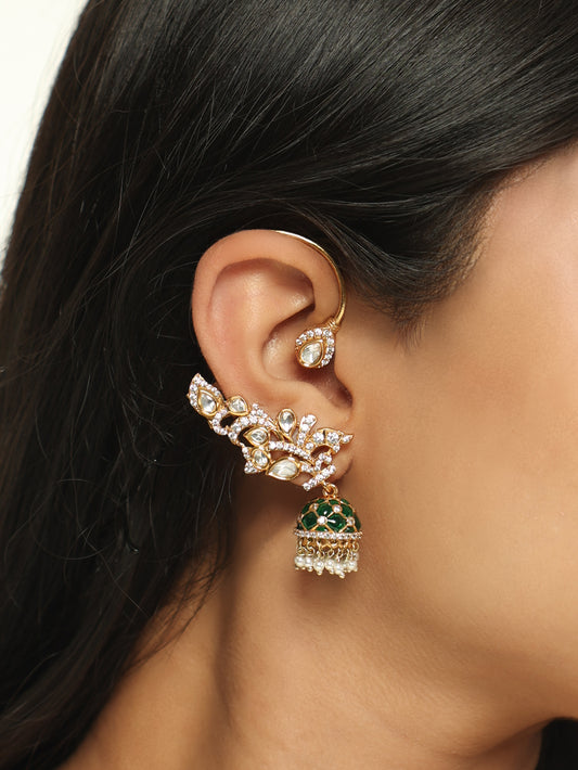 Zareen Polki Jhumki Ear Cuff