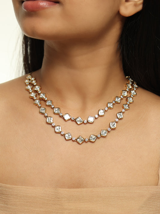 Aurelia Polki Layered Necklace Set
