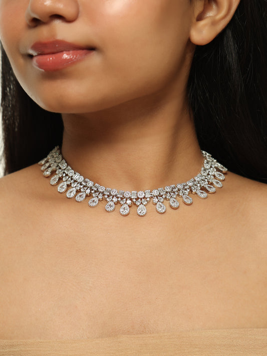Celestial Dewdrop Diamond Choker Set