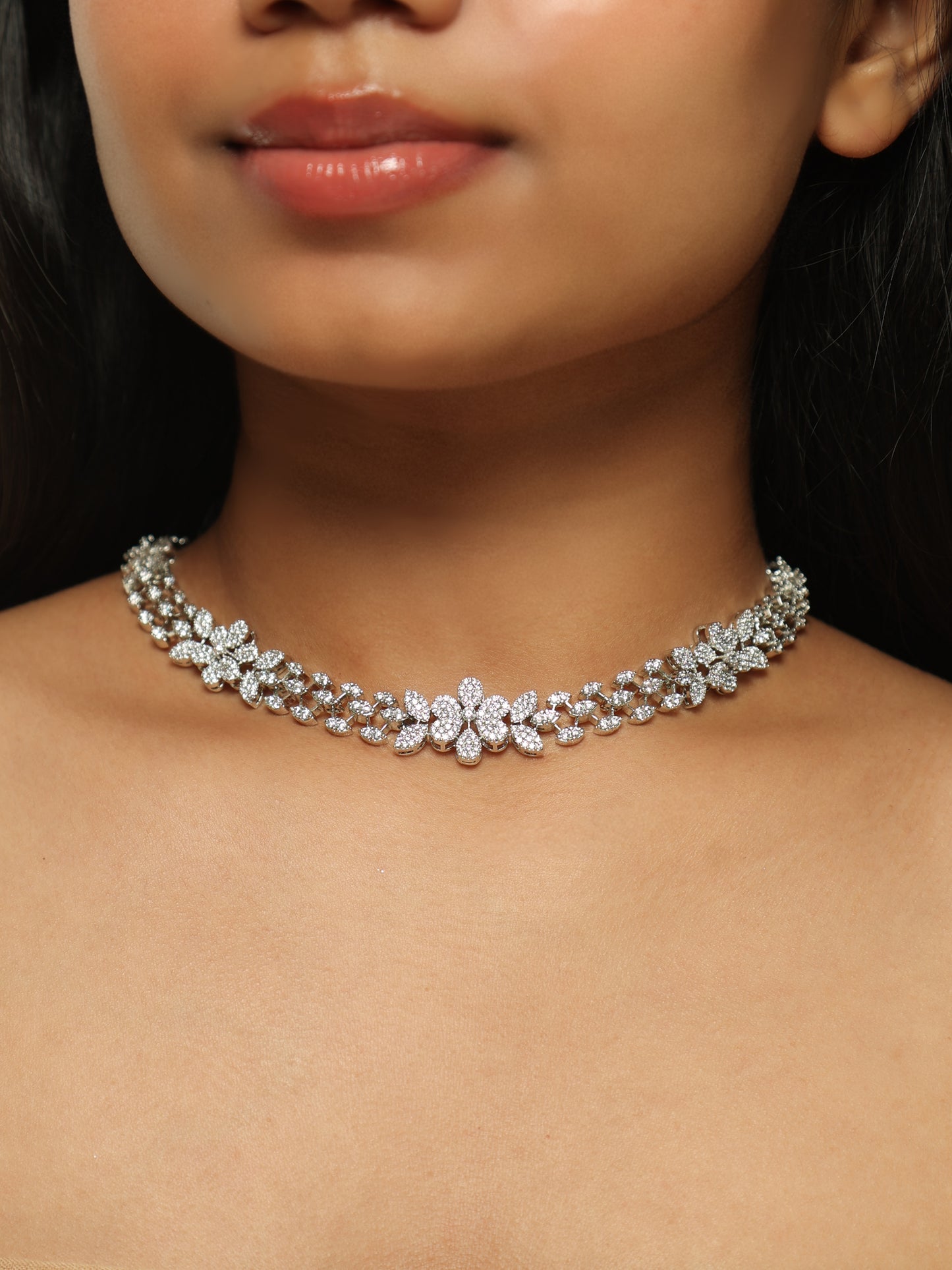 Blossom Royale Diamond Choker Set