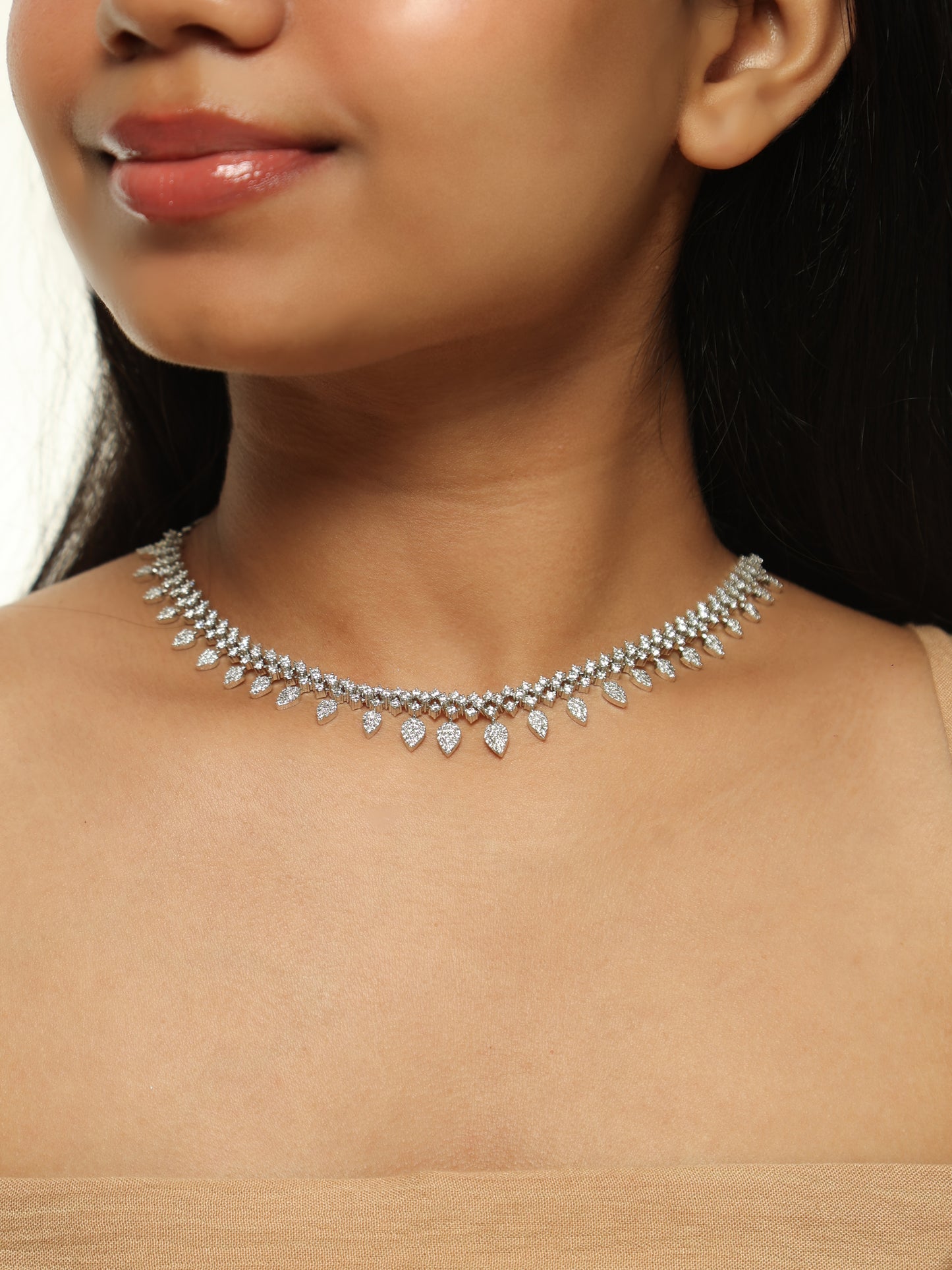 Celeste Dew Diamond Choker Set