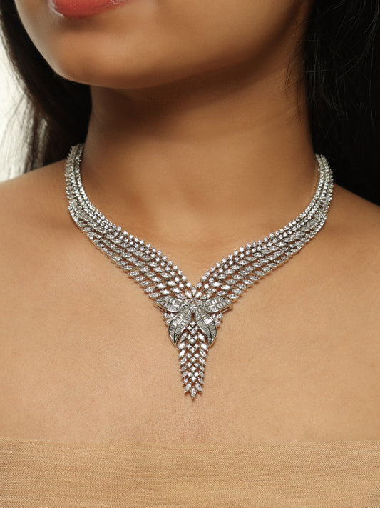 Celestial Wings Diamond Necklace Set