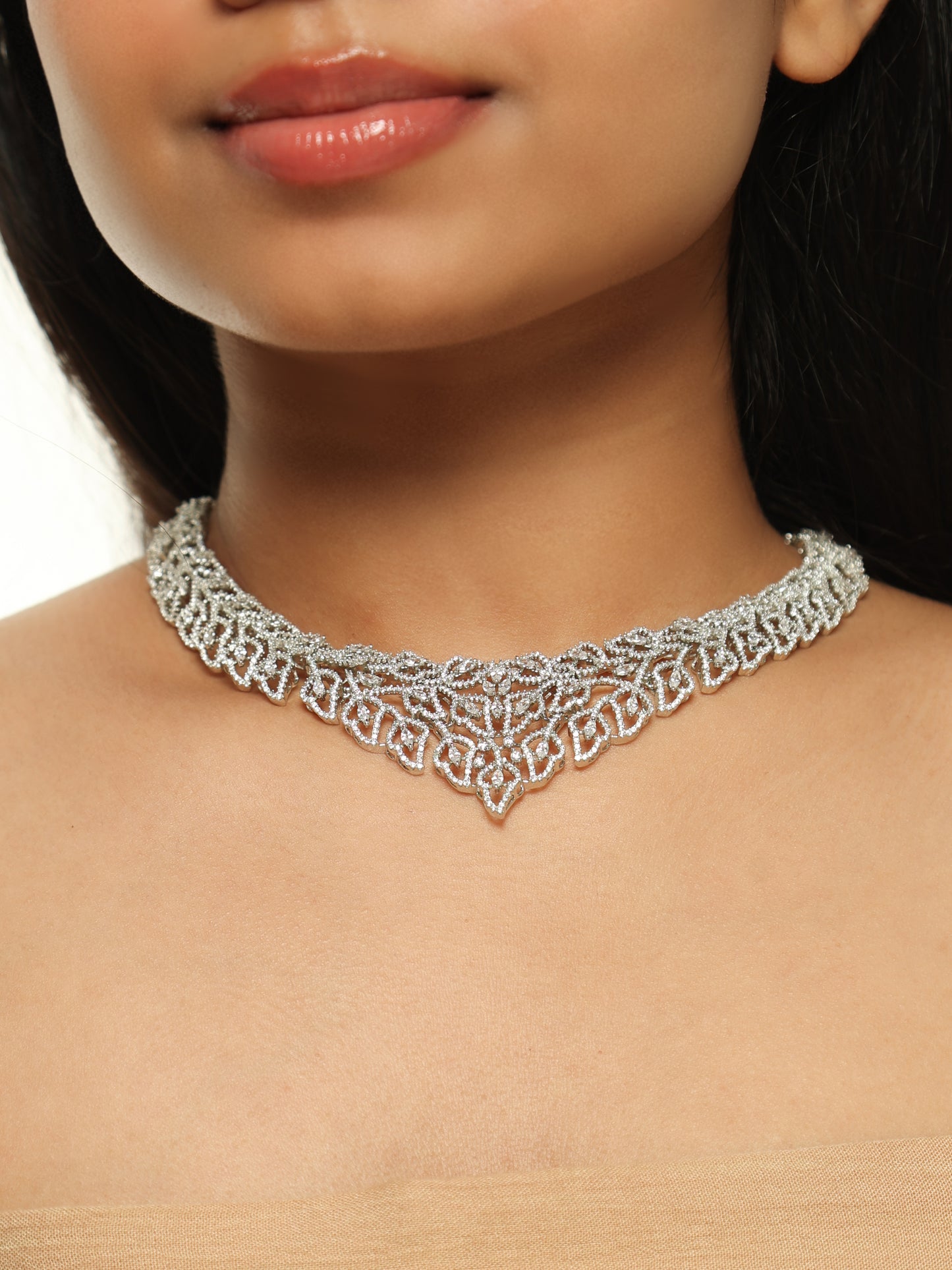 Aurelia Filigree Diamond Choker Set
