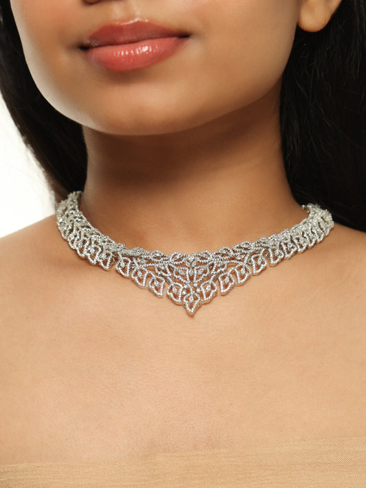 Aurelia Filigree Diamond Choker Set