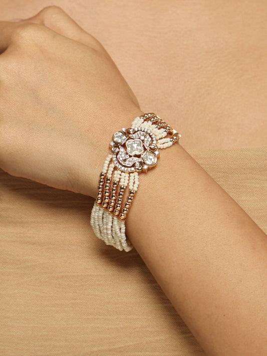 Opal Radiance Pearl Bracelet