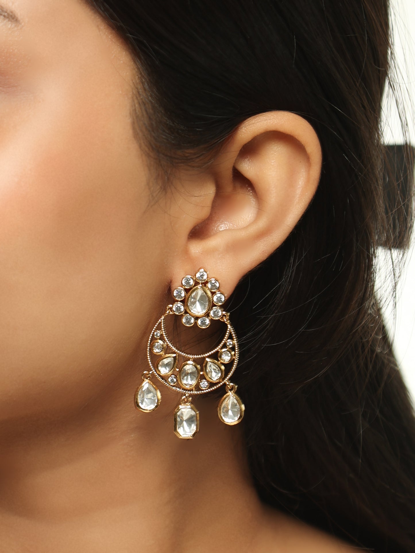 Zoya Polki Layered Necklace Set