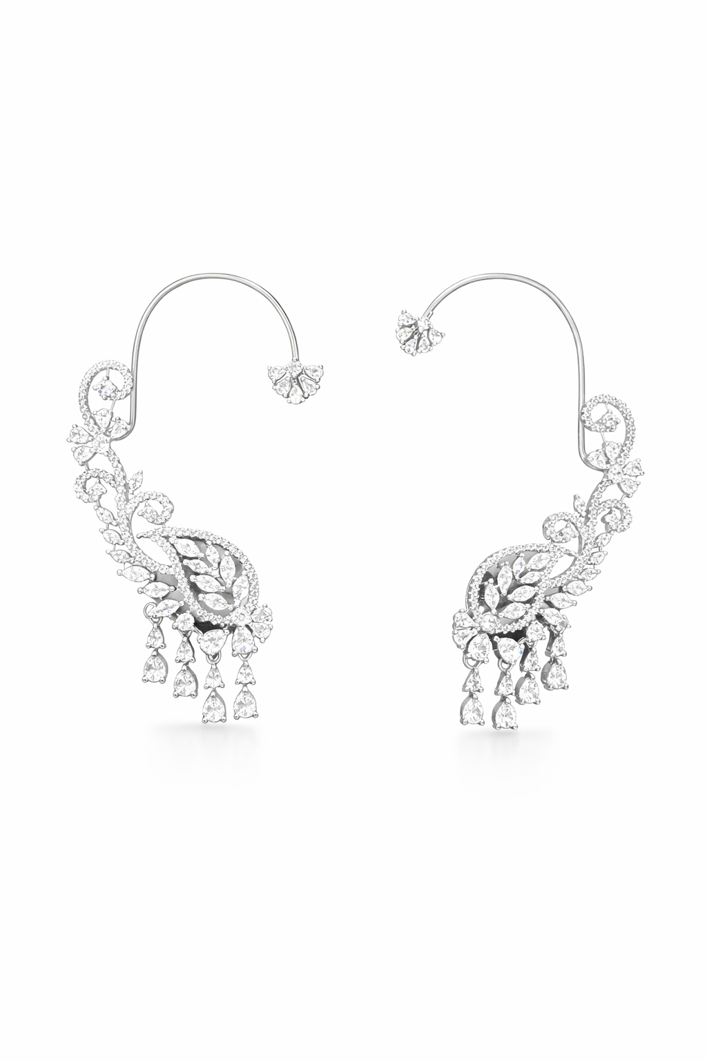 Elara Cascade Diamond Ear Cuff