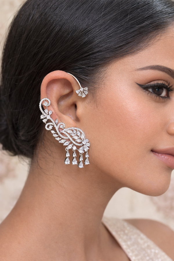 Elara Cascade Diamond Ear Cuff
