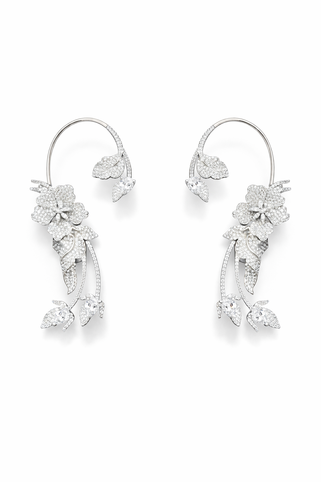 Ruhani Vrishti Diamond Ear Cuff