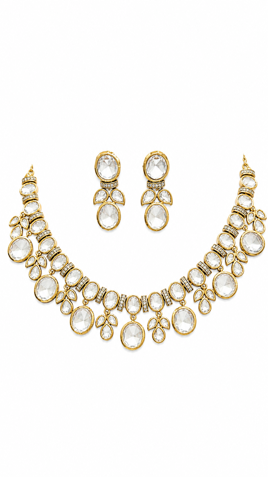 Regal Polki Drop Choker Set