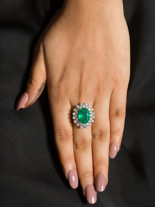 Emerald Meadow Ring