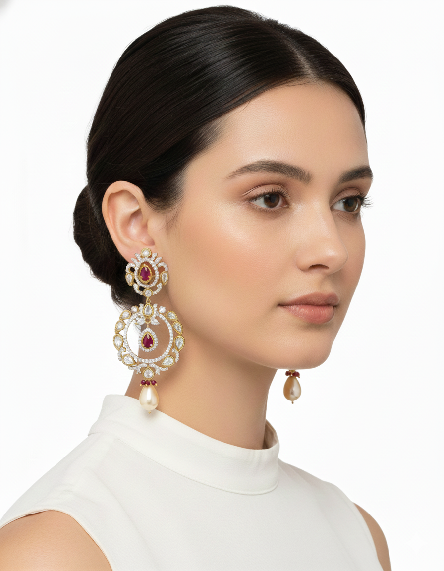 Regal Ruby Empress Chandbalis