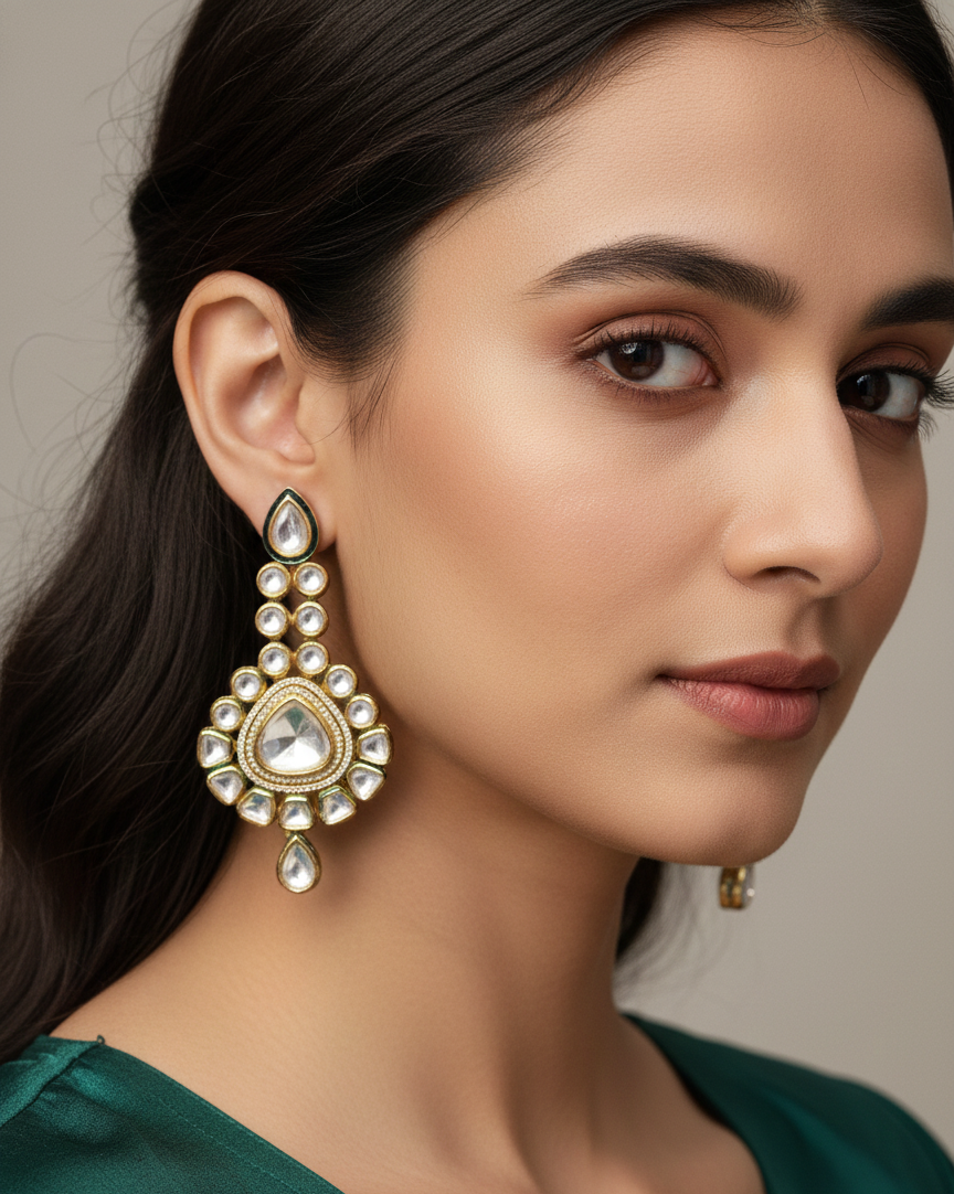 Noor-e-Zohra Kundan Chandbalis