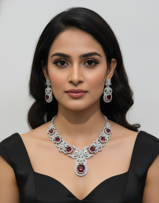 Regal Ruby Cascade Set